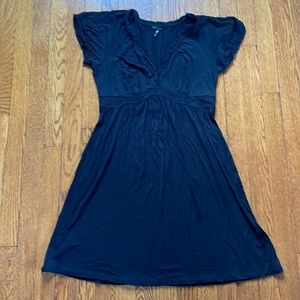 Daisy Fuentes black jersey dress, Size M